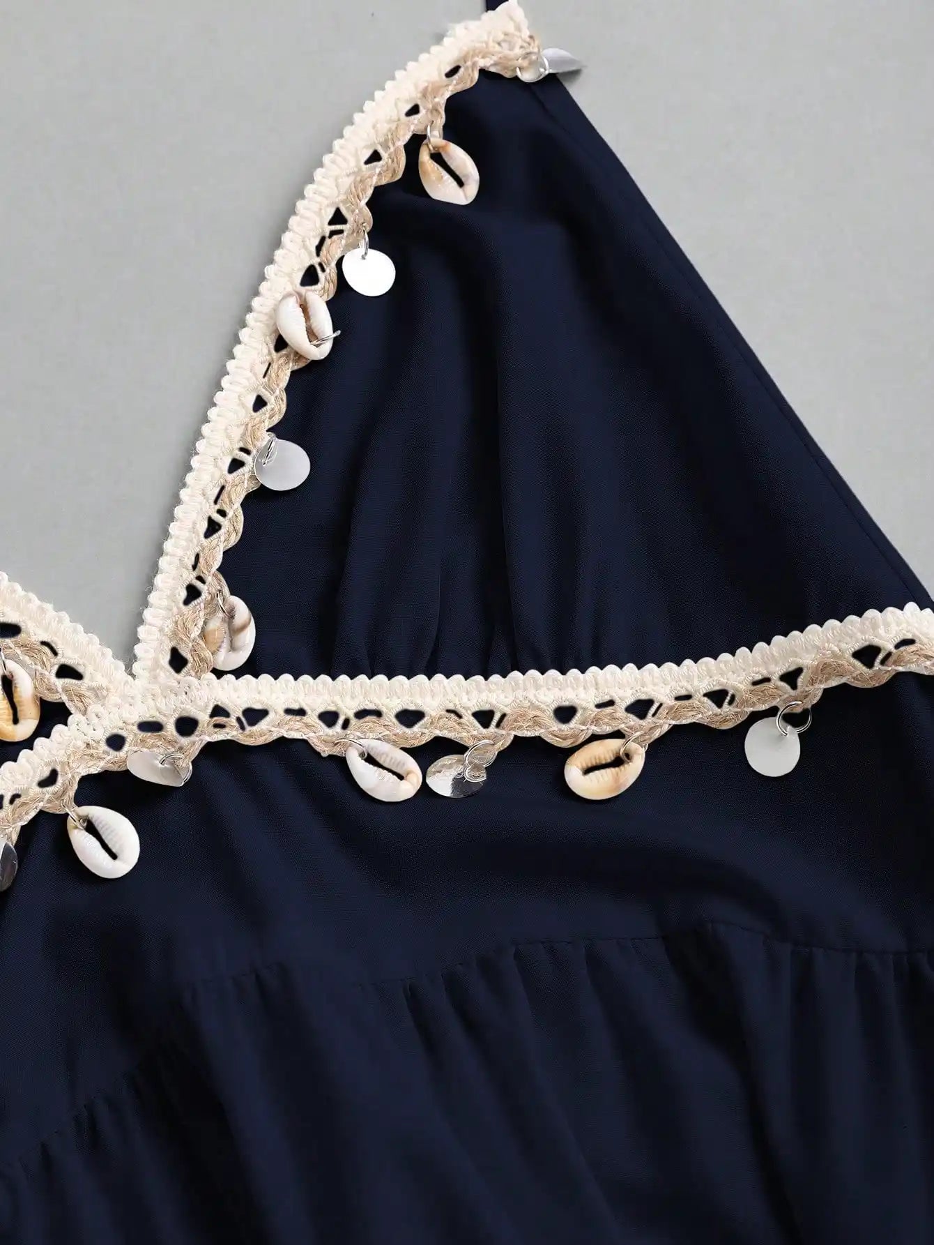 Vestido Mídi Elegante Feminino em Tecido com Elastano