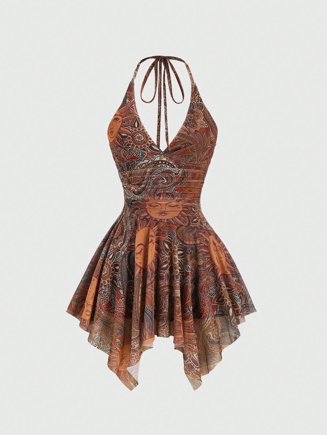 Vestido Curto Renata Feminino em Malha com Elastano