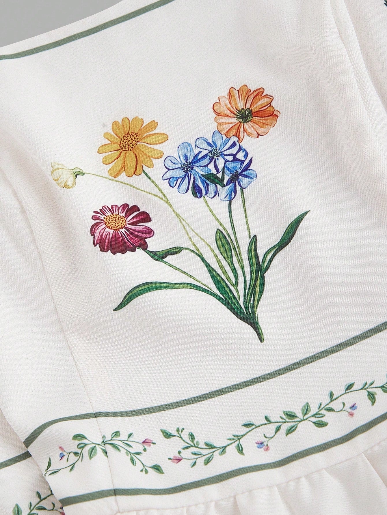 Vestido Floral Longo Feminino