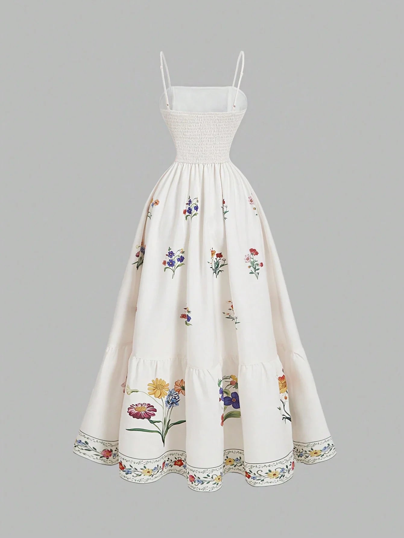 Vestido Floral Longo Feminino