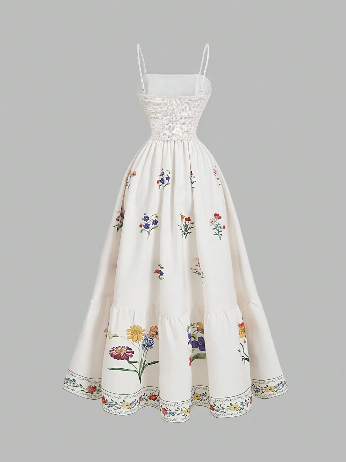 Vestido Floral Longo Feminino