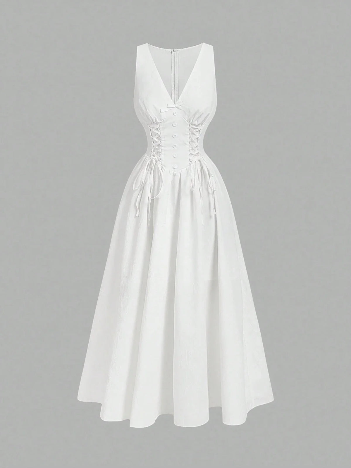 Vestido Longo Branco Bianca
