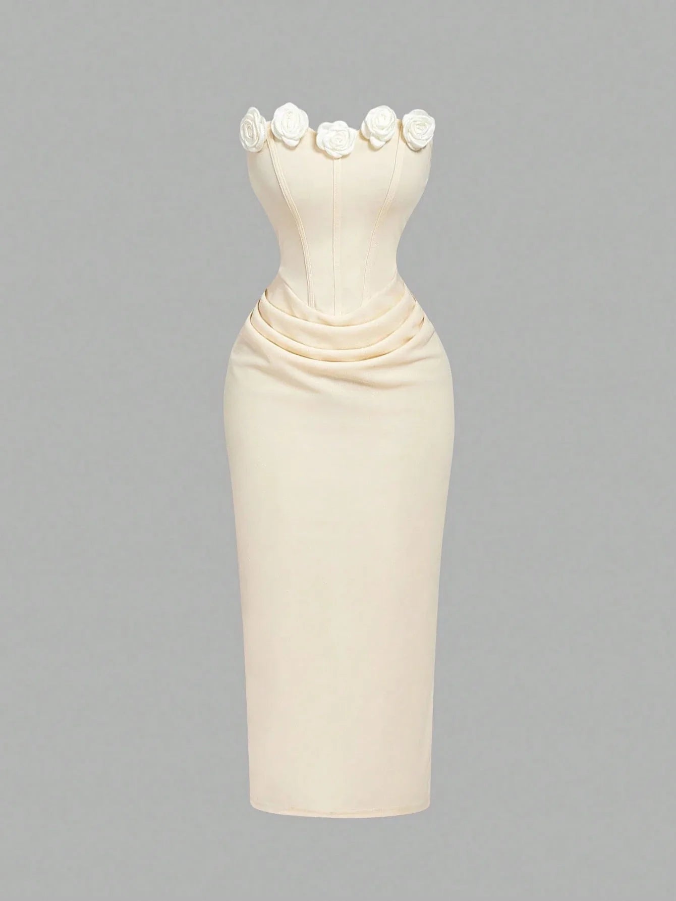 Vestido Midi Branco Letícia