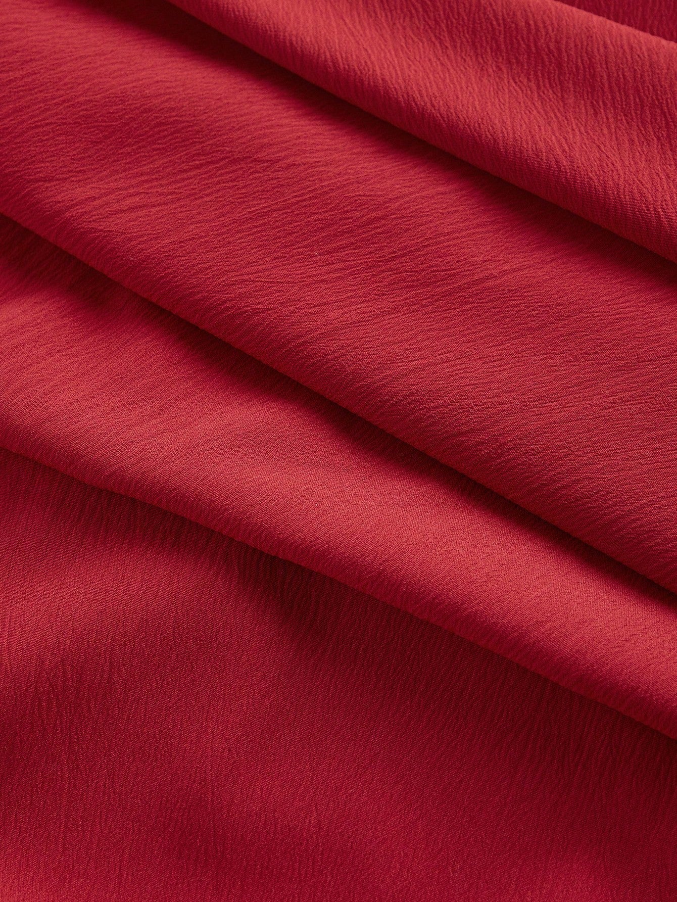 Vestido Midi Vermelho Anabela Feminino