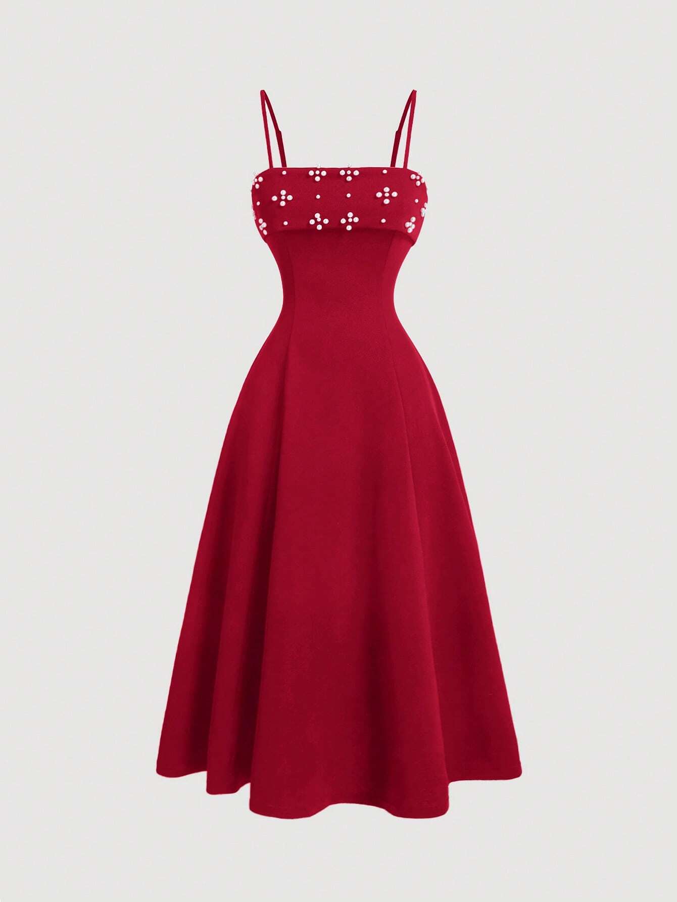 Vestido Midi Vermelho Maitê