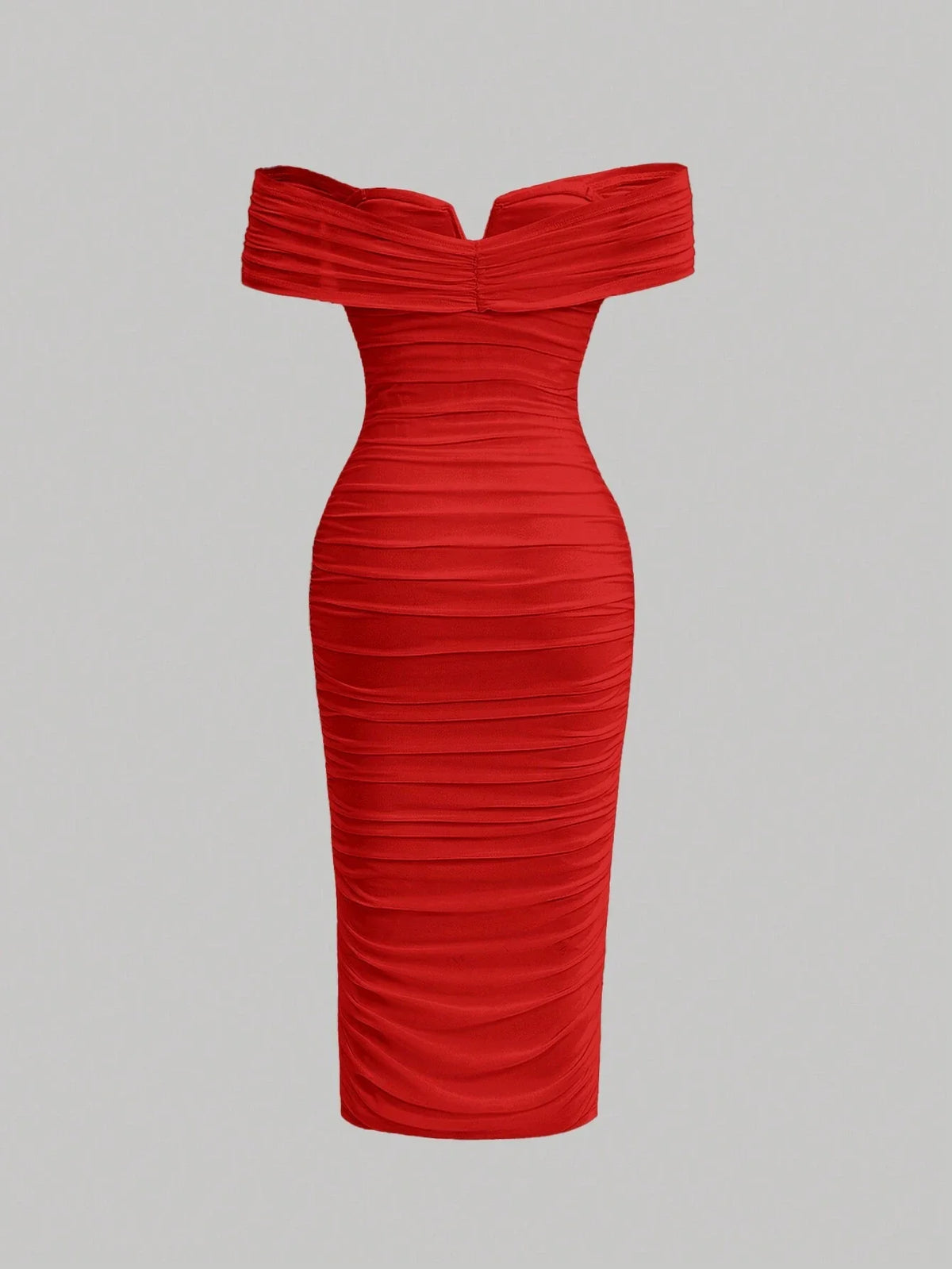 Vestido Midi Vermelho Maria Júlia
