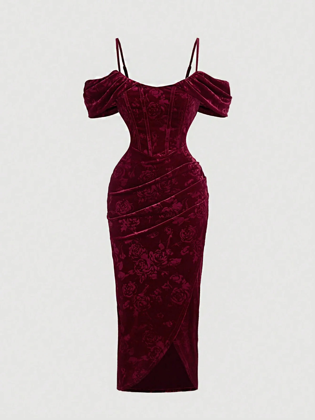 Vestido Midi Vermelho Marília