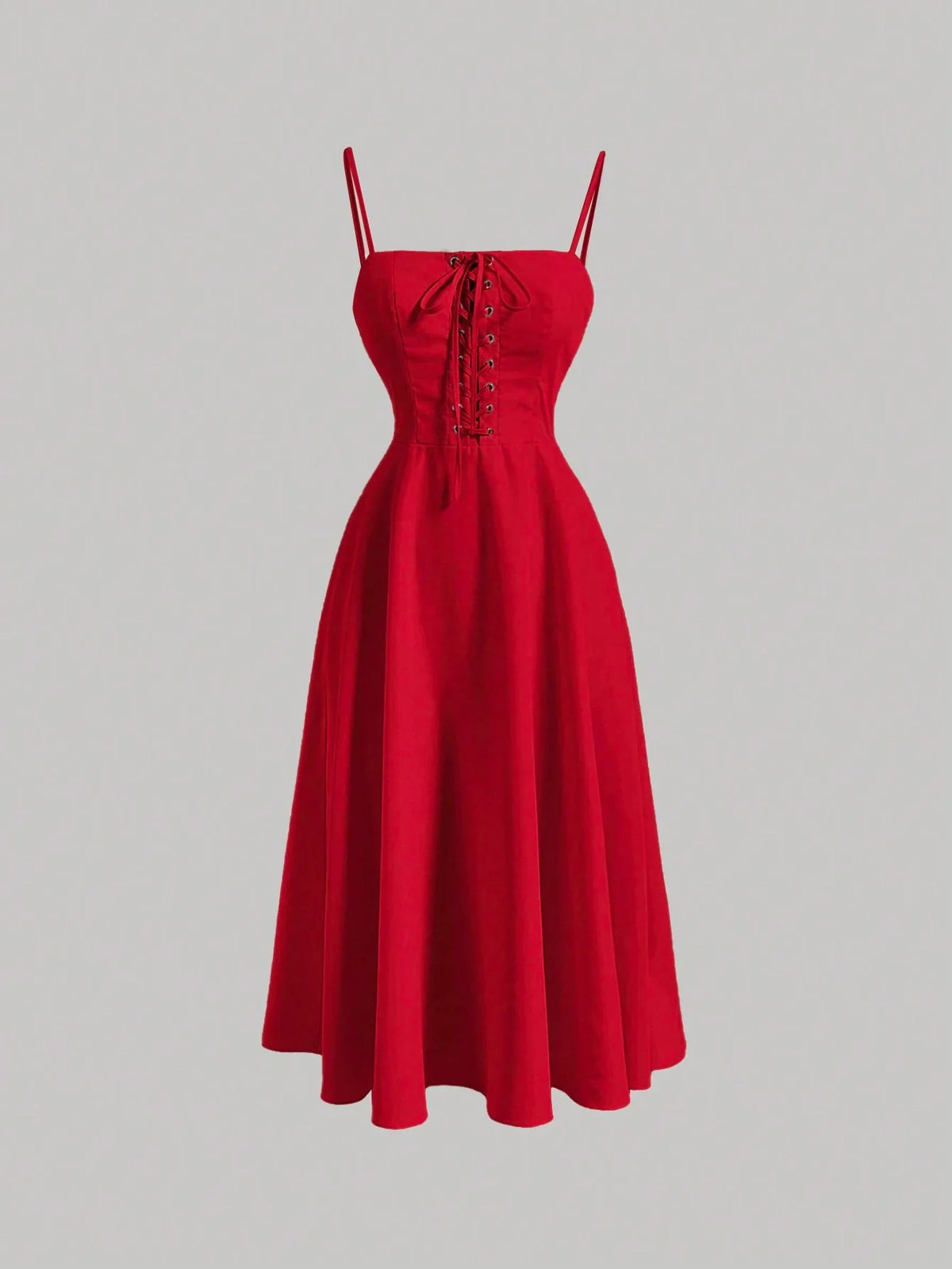 Vestido Midi Vermelho Melissa