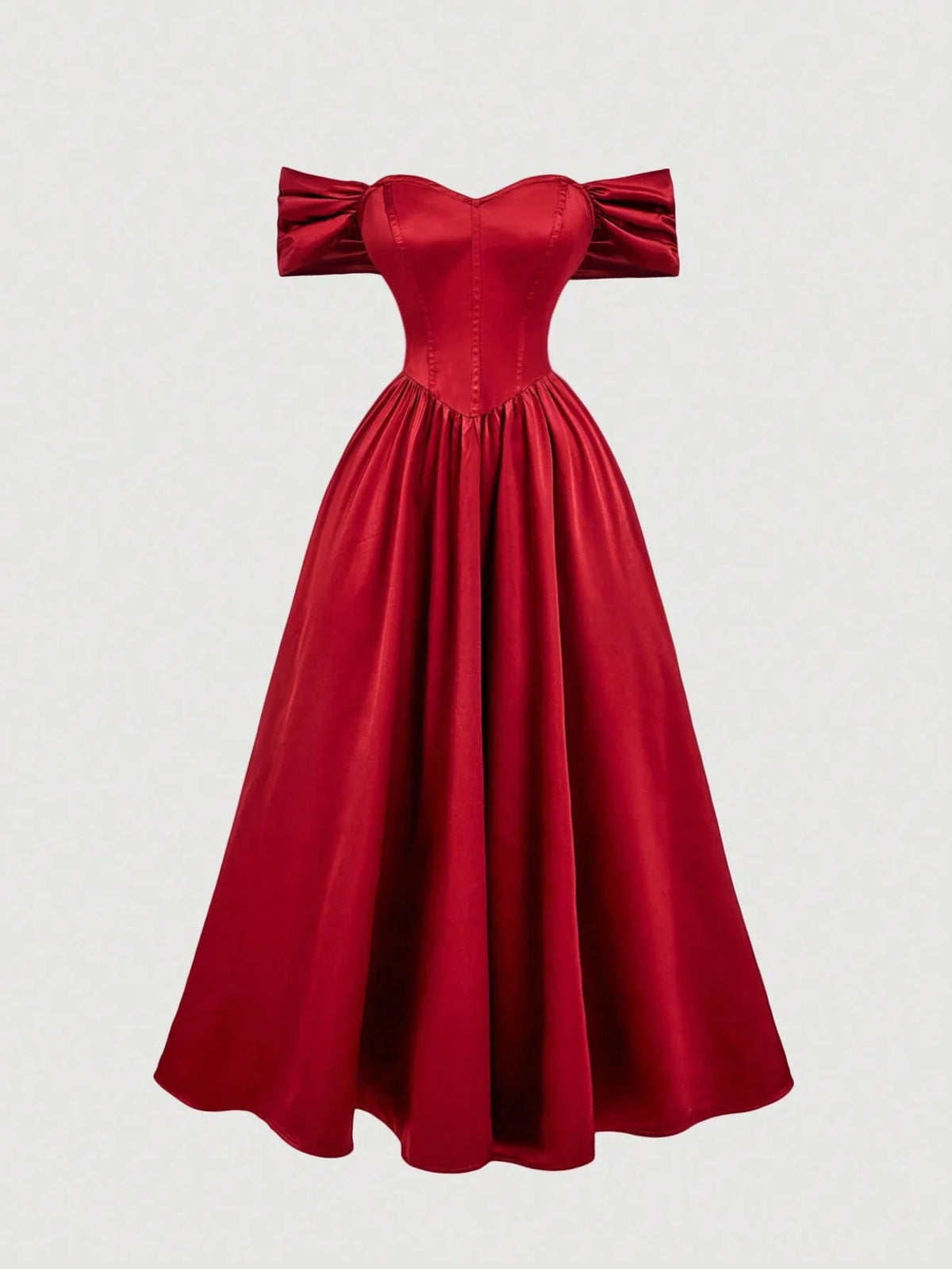 Vestido Midi Vermelho Mirela