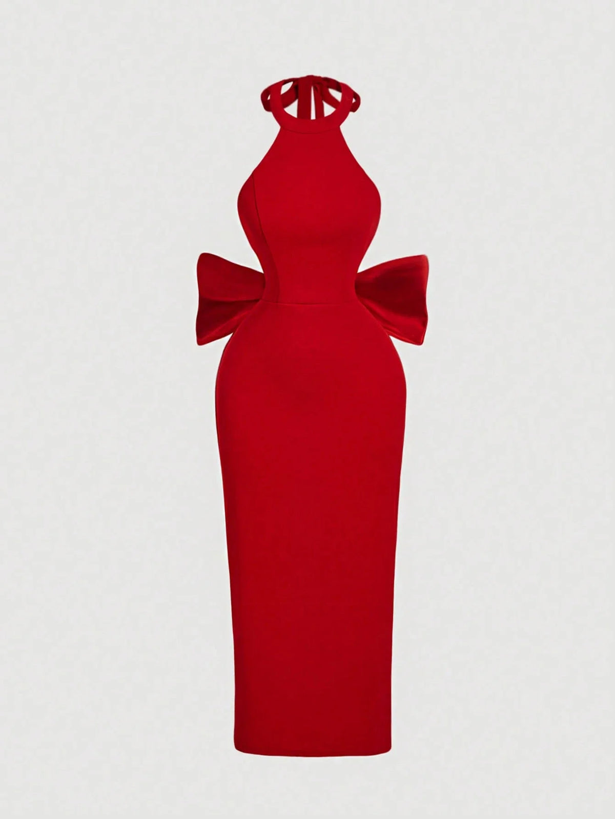 Vestido Midi Vermelho Natália
