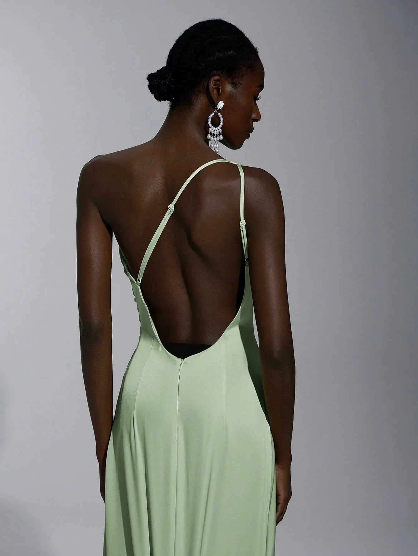 Vestido de Madrinha de Casamento Feminino Sorina em Tecido