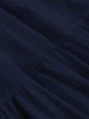 Vestido Mídi Elegante Feminino em Tecido com Elastano