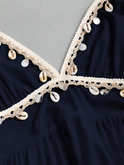 Vestido Mídi Elegante Feminino em Tecido com Elastano