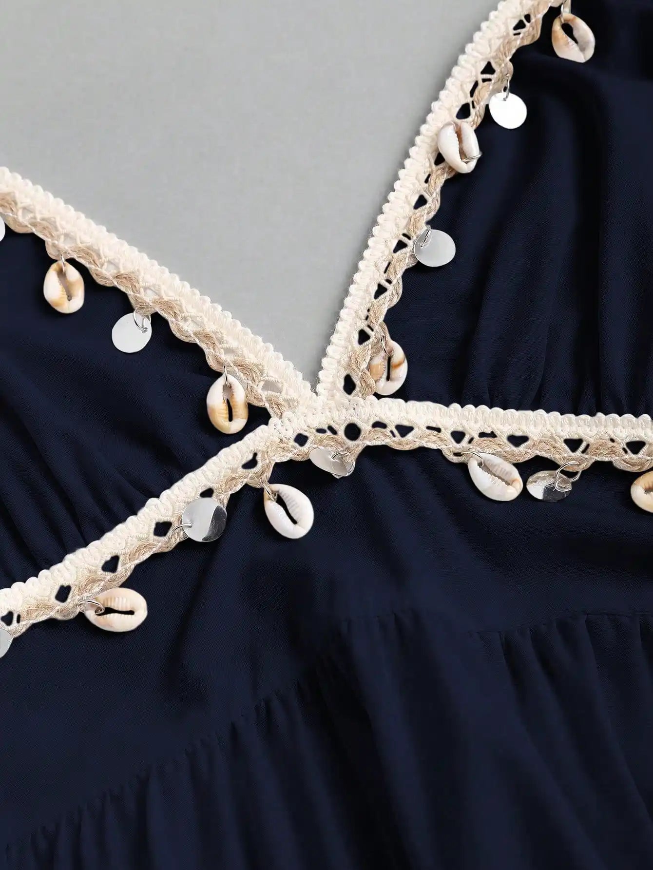 Vestido Mídi Elegante Feminino em Tecido com Elastano