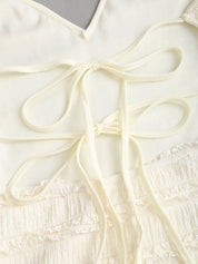Vestido Curto Branco Cristina Feminino