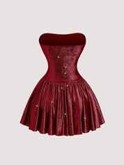Vestido Curto Vermelho Andreia Feminino