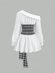Vestido Curto Branco Eliana Feminino