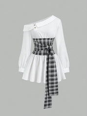 Vestido Curto Branco Eliana Feminino