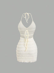 Vestido Curto Branco Samara Feminino