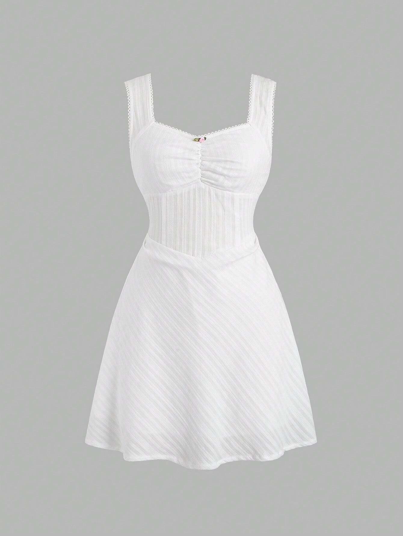 Vestido Curto Branco Daniela Feminino