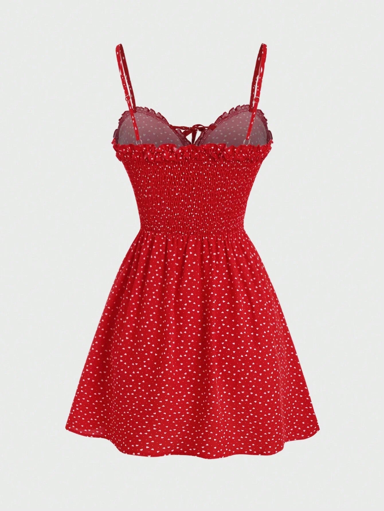 Vestido Curto Luna Vermelho