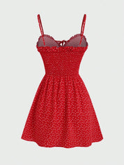 Vestido Curto Luna Vermelho