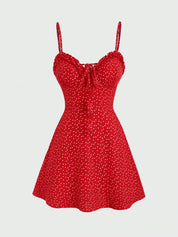 Vestido Curto Luna Vermelho