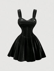 Vestido Curto Preto Flávia