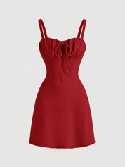 Vestido Curto Vermelho Bianca