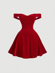 Vestido Curto Vermelho Cláudia