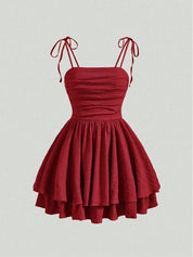 Vestido Curto Vermelho Daniela