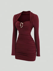 Vestido Curto Vermelho Livia
