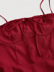 Vestido Curto Vermelho Mariana