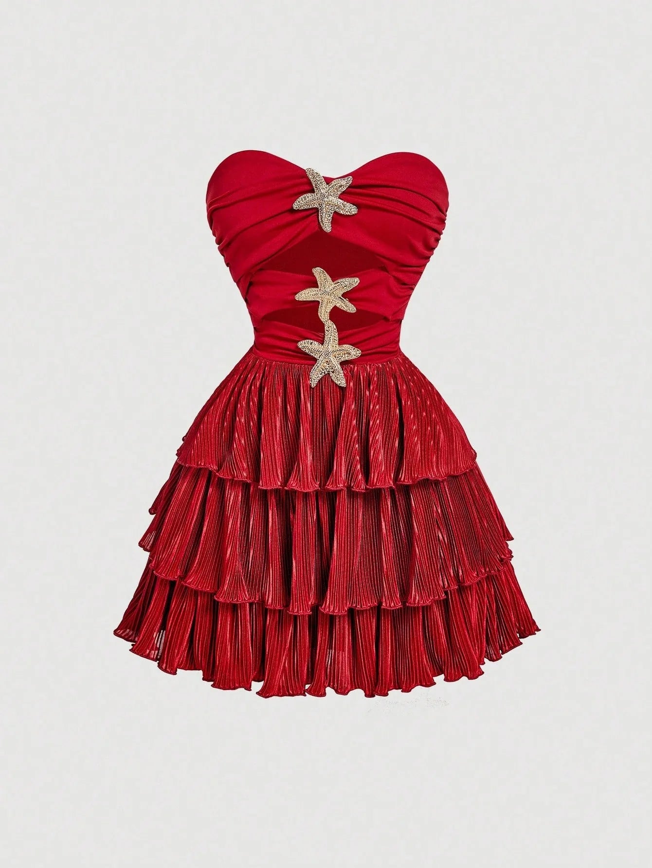 Vestido Curto Vermelho Raquel