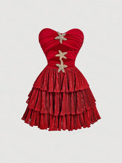 Vestido Curto Vermelho Raquel