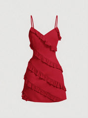 Vestido Curto Vermelho Roberta