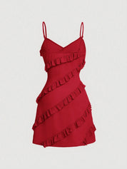 Vestido Curto Vermelho Roberta