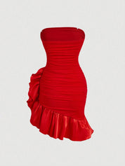 Vestido Curto Vermelho Sandra