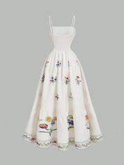 Vestido Floral Longo Feminino