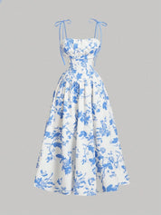 Vestido Floral Pilar Azul