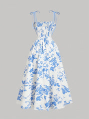 Vestido Floral Pilar Azul