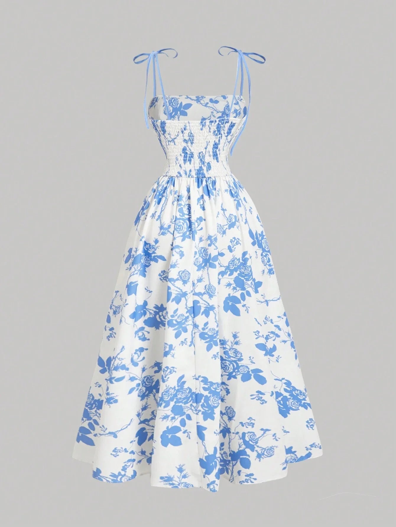 Vestido Floral Pilar Azul