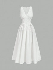 Vestido Longo Branco Bianca