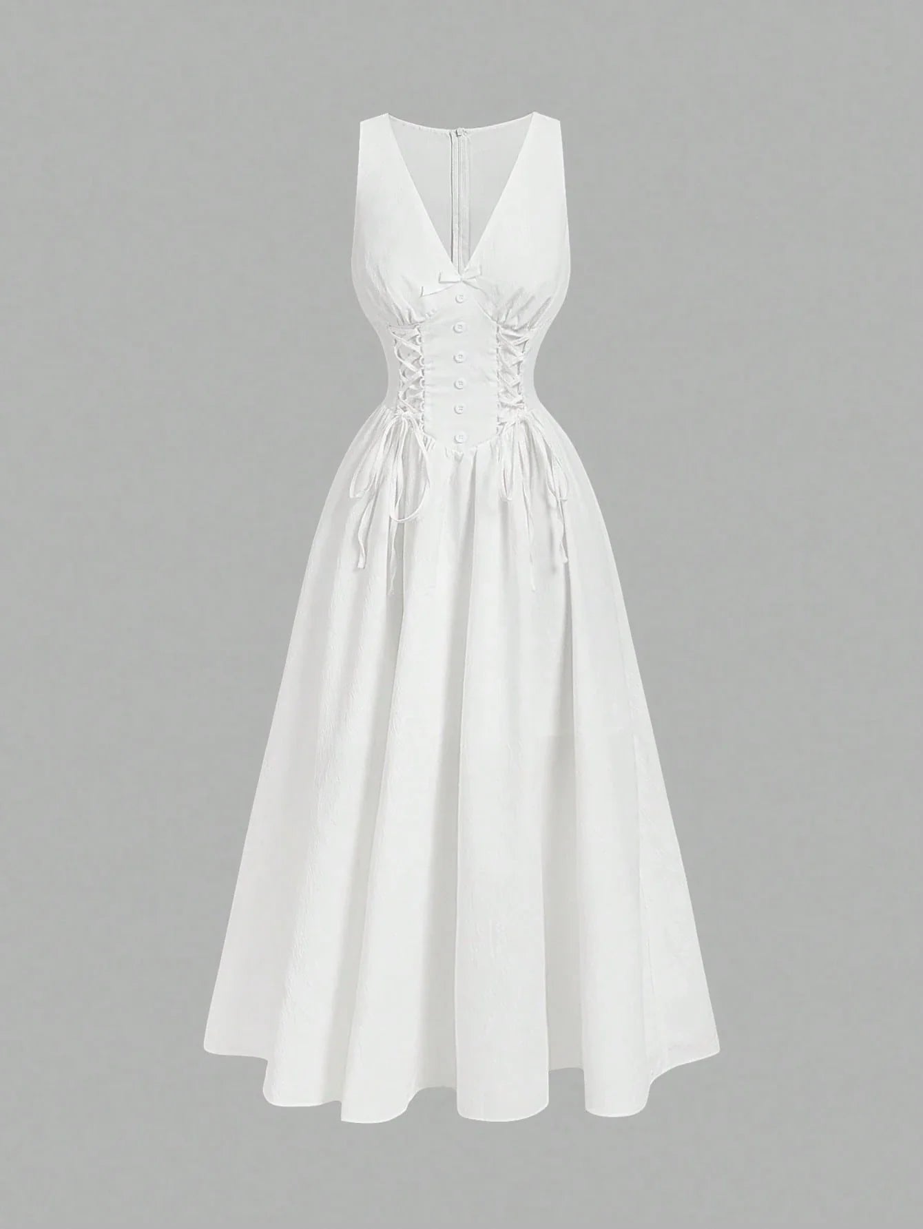 Vestido Longo Branco Bianca