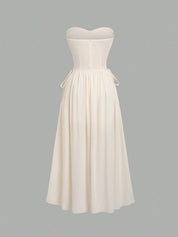 Vestido Longo Branco Kiara Feminino