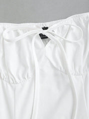 Vestido Longo Branco Mirella Feminino