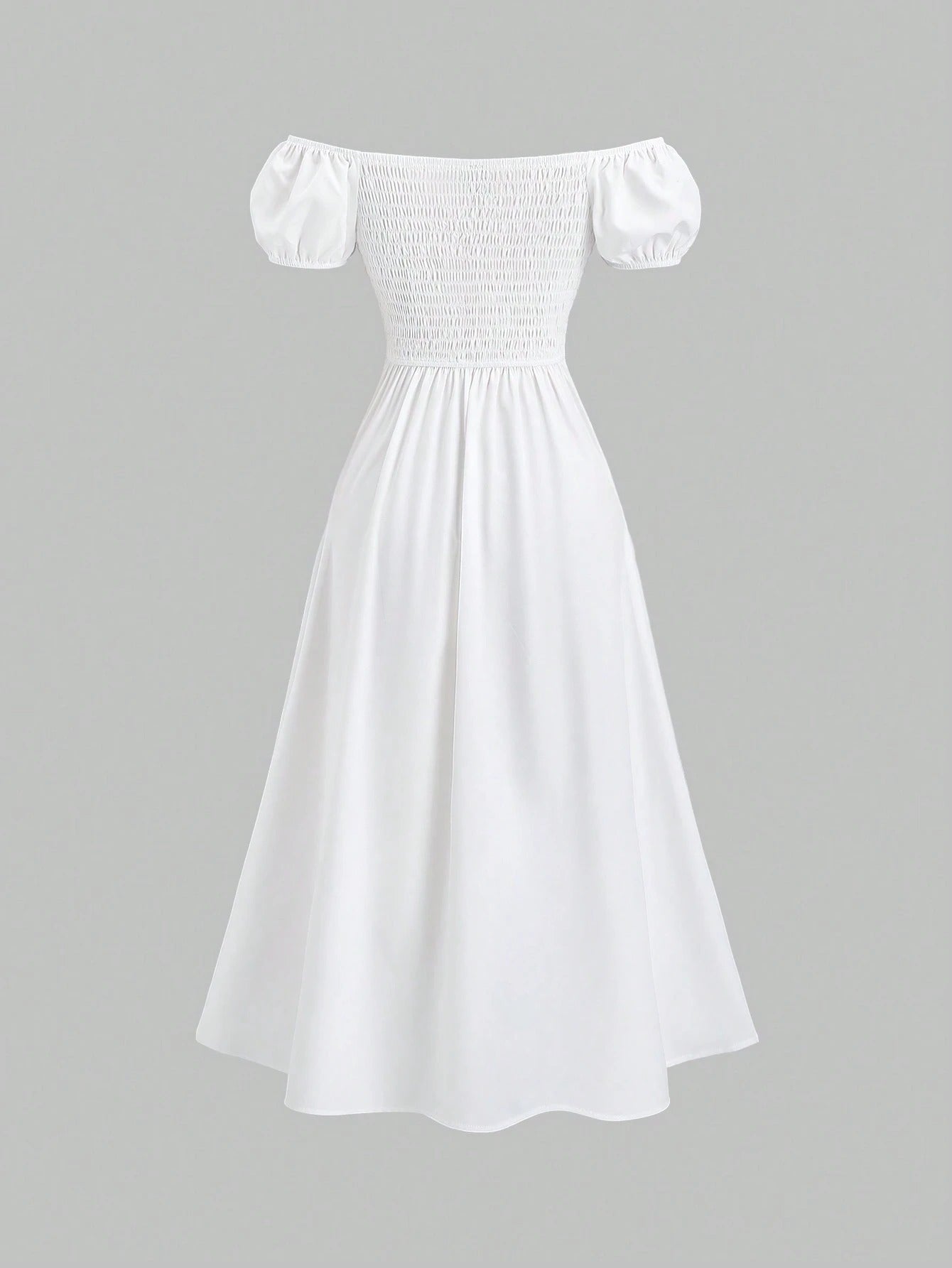 Vestido Longo Branco Mirella Feminino
