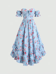 Vestido Longo Elegante Alessia Feminino