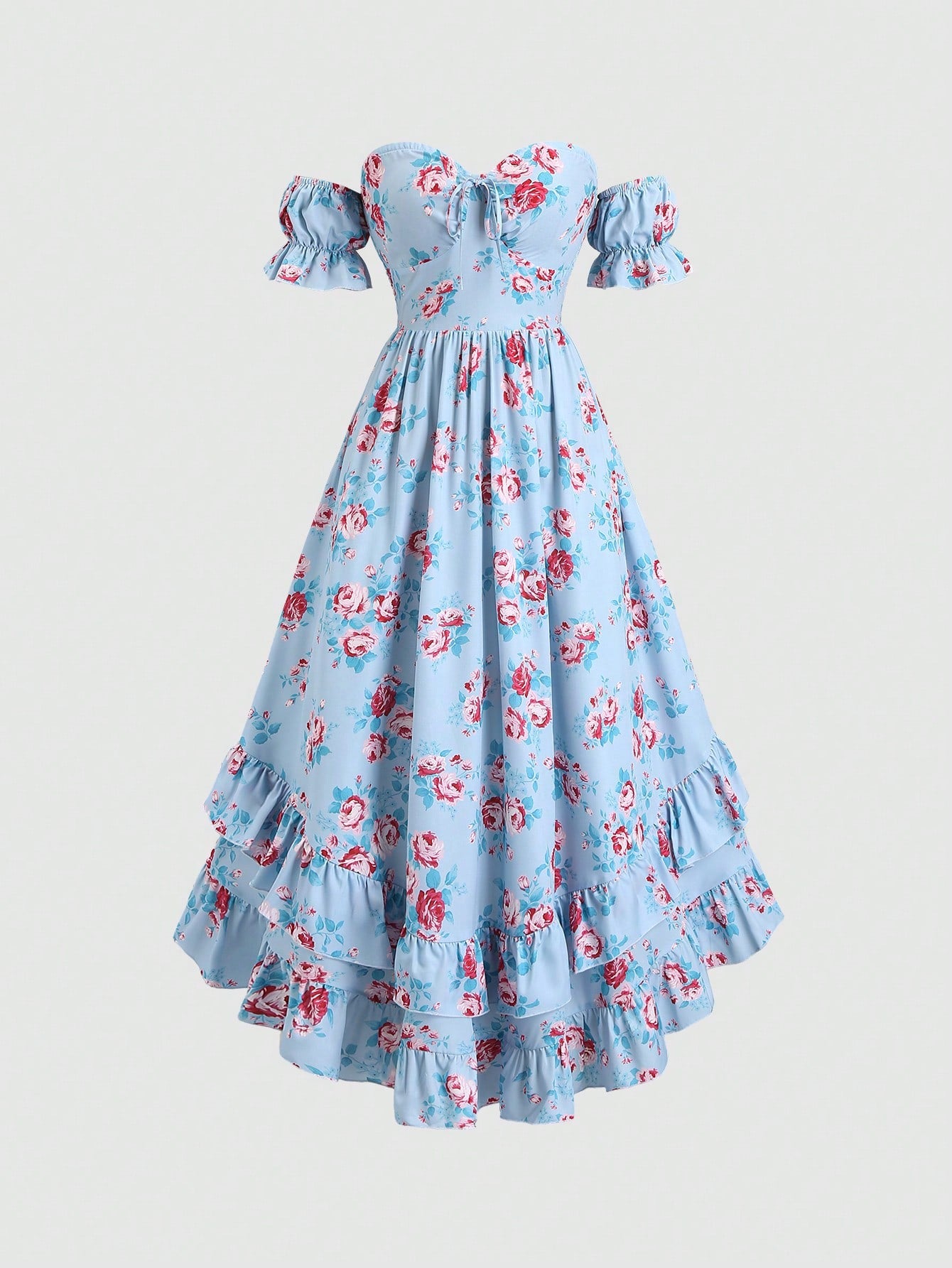 Vestido Longo Elegante Alessia Feminino