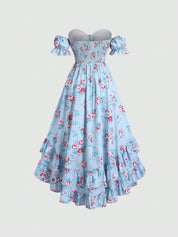 Vestido Longo Elegante Alessia Feminino